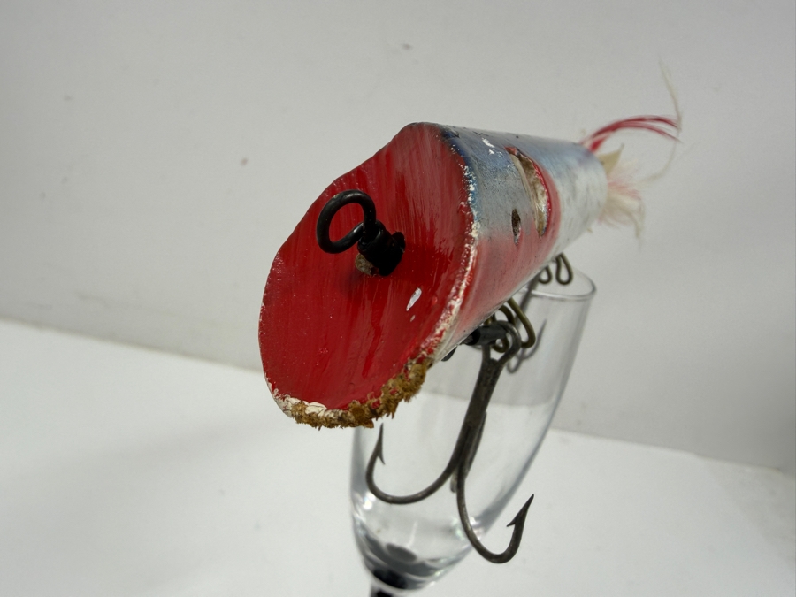 Just Added - Vintage Wooden Fishing Lure 10.5'L [Photo 4]