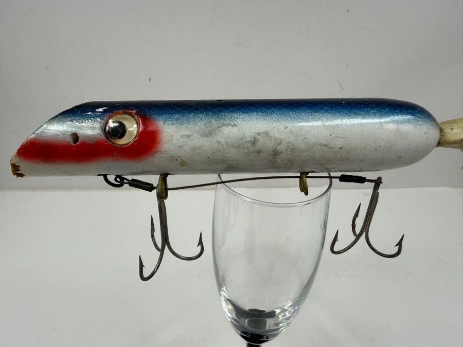 Just Added - Vintage Wooden Fishing Lure 10.5'L [Photo 2]
