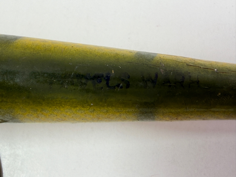 Just Added - Vintage Smithwick Yellow Devil's Horse Toothpick Wooden Fishing Lure 4.75L [Photo 6]