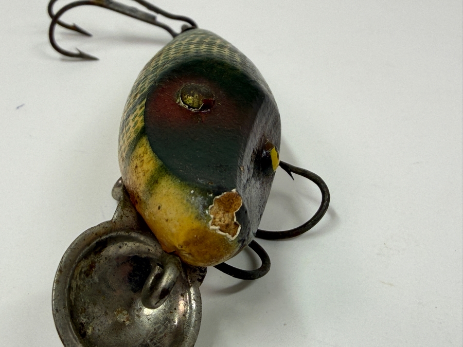 Just Added - Vintage Heddon River Runt Wooden Fishing Lure 3.5L [Photo 5]