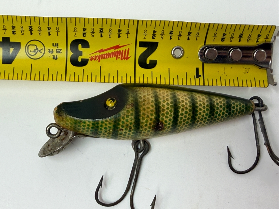 Just Added - Vintage Heddon River Runt Wooden Fishing Lure 3.5L [Photo 6]