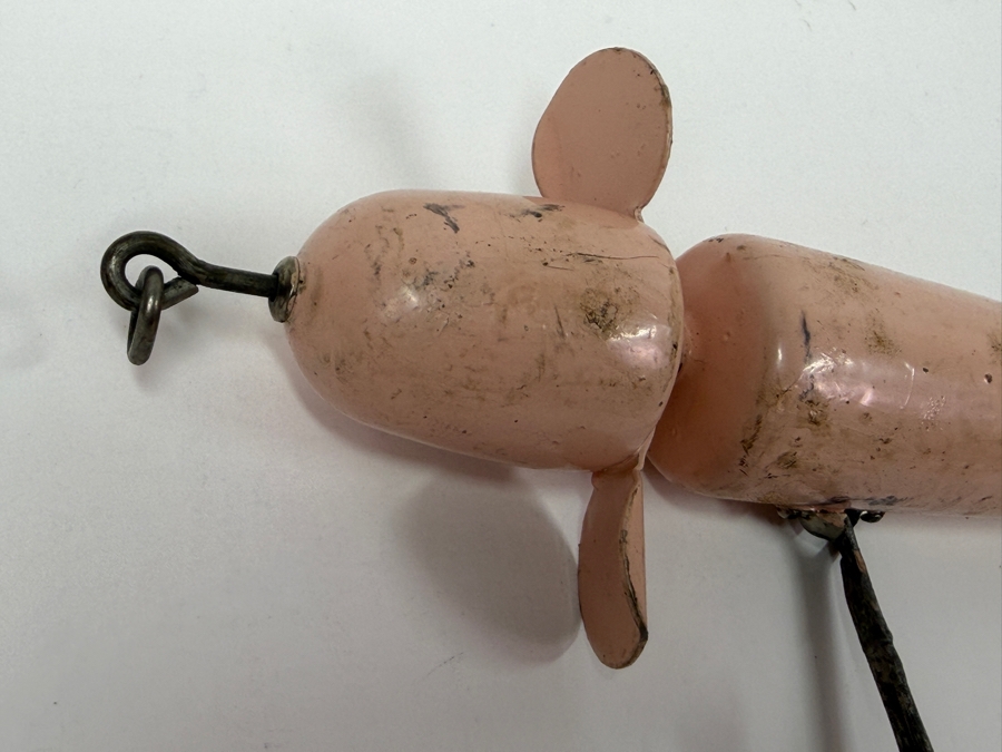 Just Added - Vintage Pflueger Globe 'Bulldog' Wooden Fishing Lure 6.5L [Photo 3]