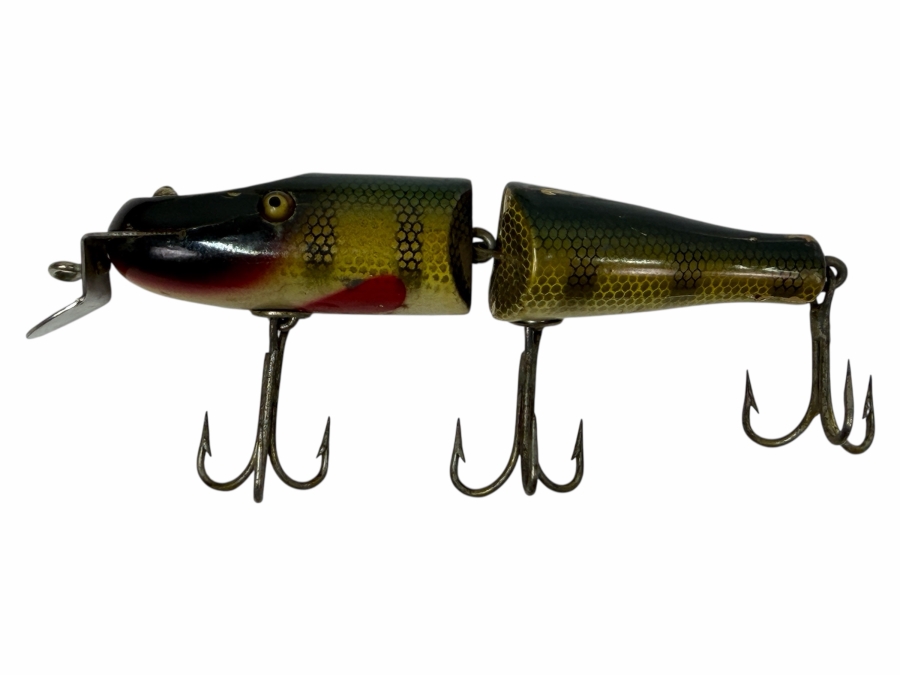 Just Added - Vintage Creek Chub Jointed Pikie Wooden Fishing Lure 5L