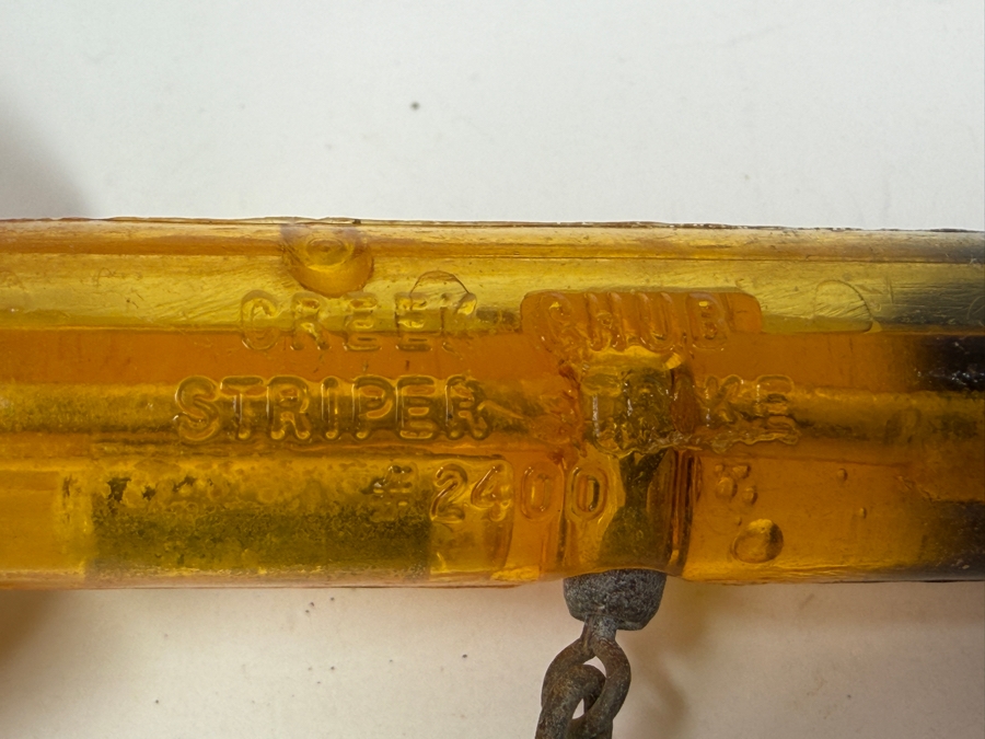 Just Added - Vintage New Creek Chub Striper Strike Fishing Lure 3L [Photo 4]