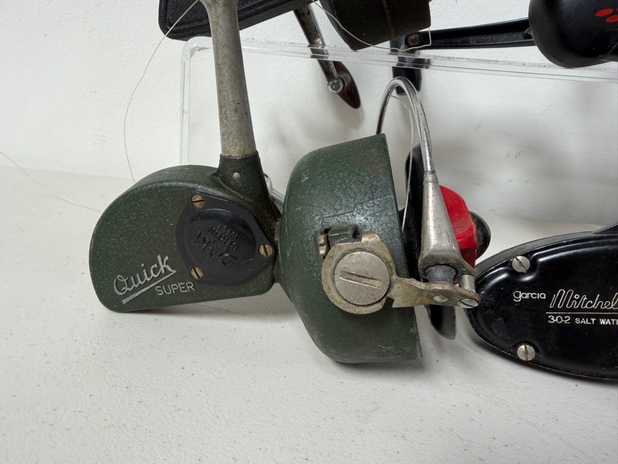 Just Added - (4) Vintage Fishing Reels: (2) DAM Berlin West Germany Quick, (1) Garcia Mitchell 302 Salt Water And (1) Shakespeare Alpha XT Graphite 600 [Photo 3]