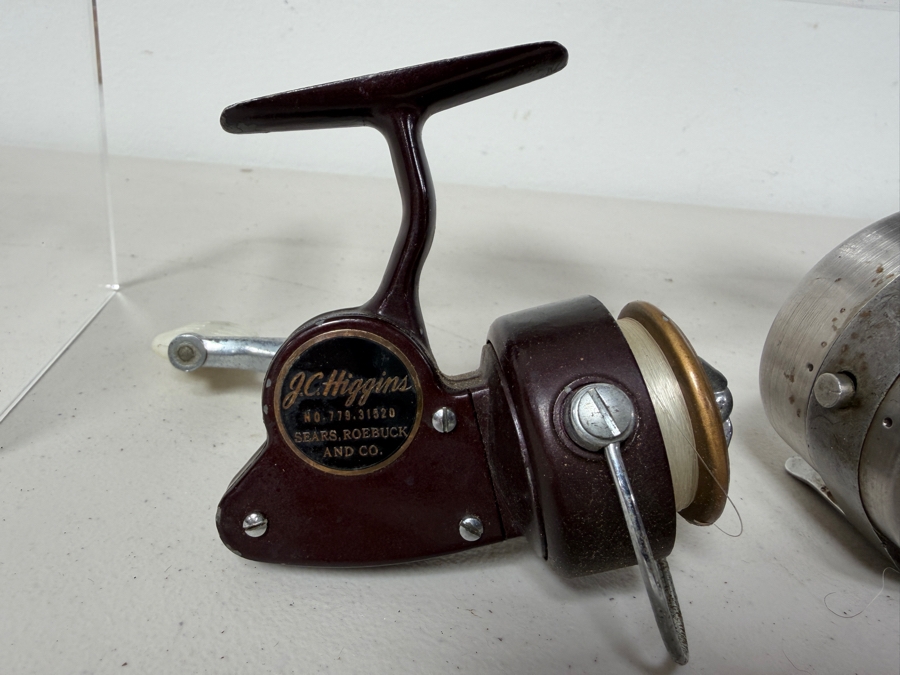 Just Added - (4) Vintage Fishing Reels: (1) Zebco Model 11, (1) J. C. Higgins, (1) 4 Brothers And (1) Bronson Mercury [Photo 2]