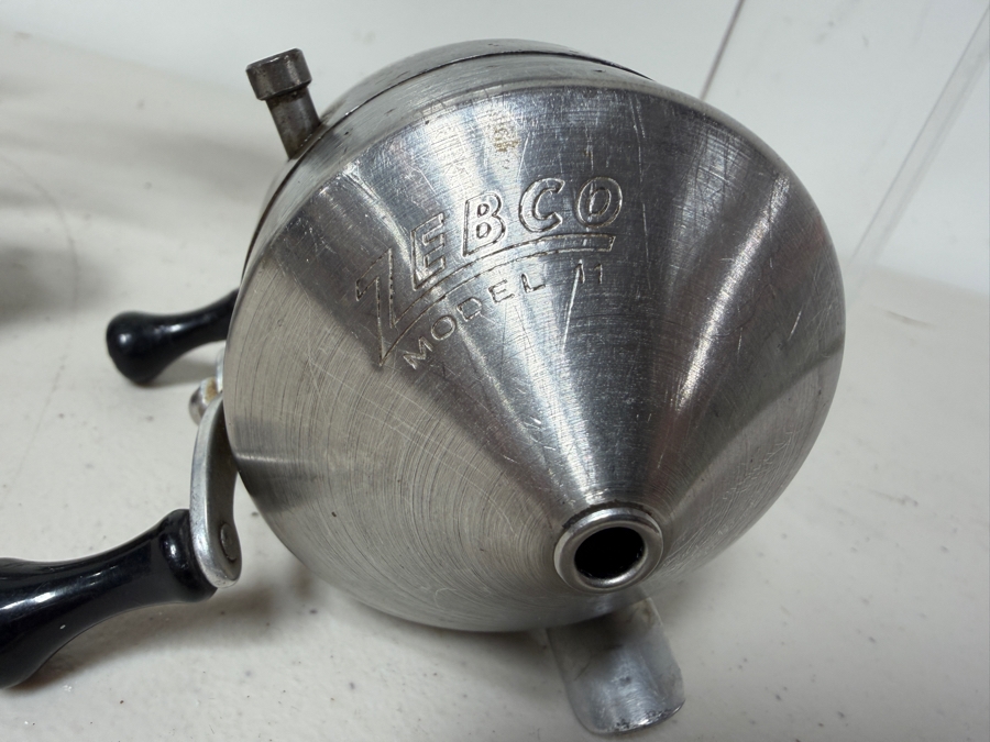 Just Added - (4) Vintage Fishing Reels: (1) Zebco Model 11, (1) J. C. Higgins, (1) 4 Brothers And (1) Bronson Mercury [Photo 4]