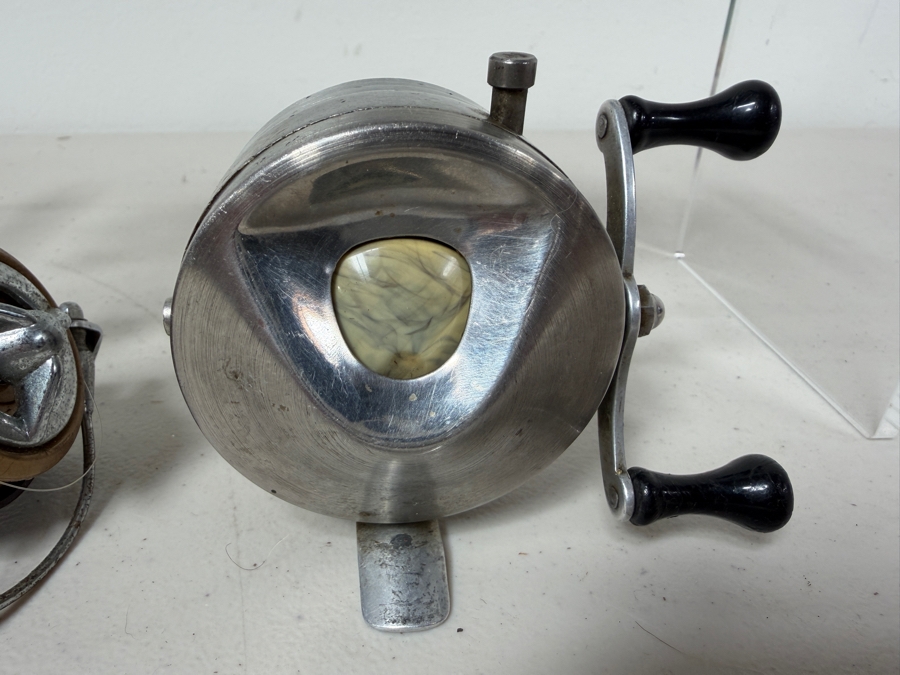 Just Added - (4) Vintage Fishing Reels: (1) Zebco Model 11, (1) J. C. Higgins, (1) 4 Brothers And (1) Bronson Mercury [Photo 3]