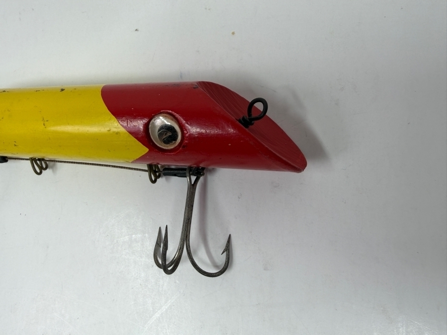 Just Added - Vintage Wooden Fishing Lure 7'L [Photo 3]
