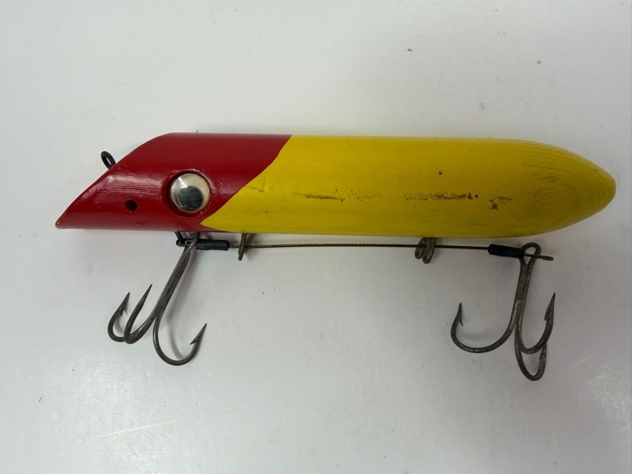 Just Added - Vintage Wooden Fishing Lure 7'L [Photo 4]