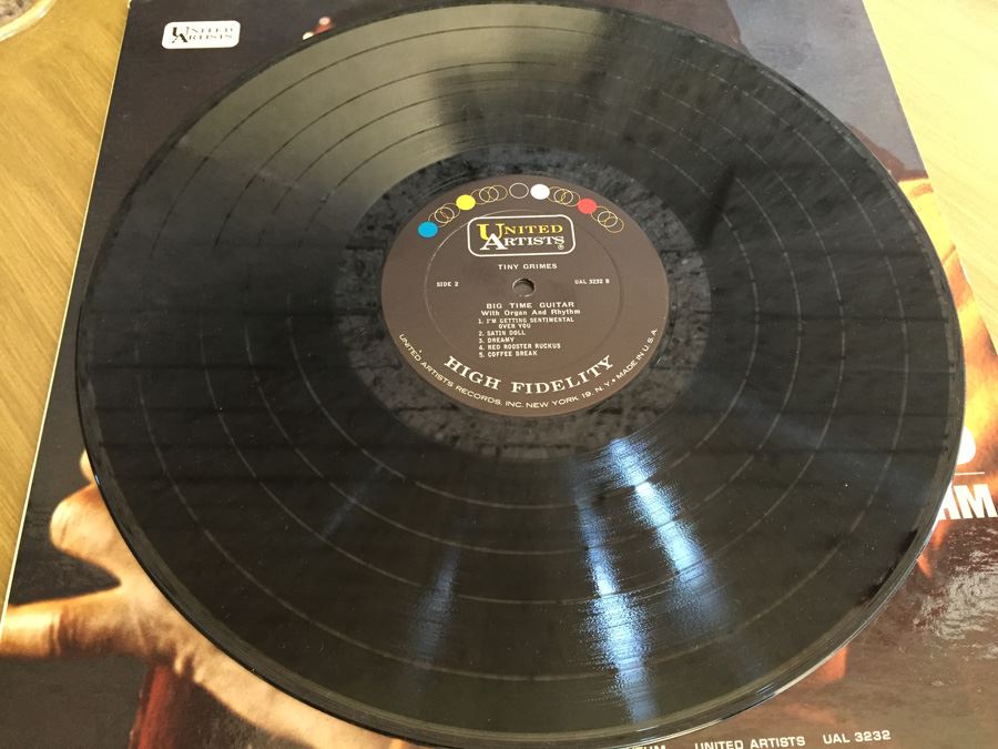 Tiny Grimes ‎- Big Time Guitar With Organ And Rhythm - United Artists Records ‎- UAL 3232 [Photo 5]