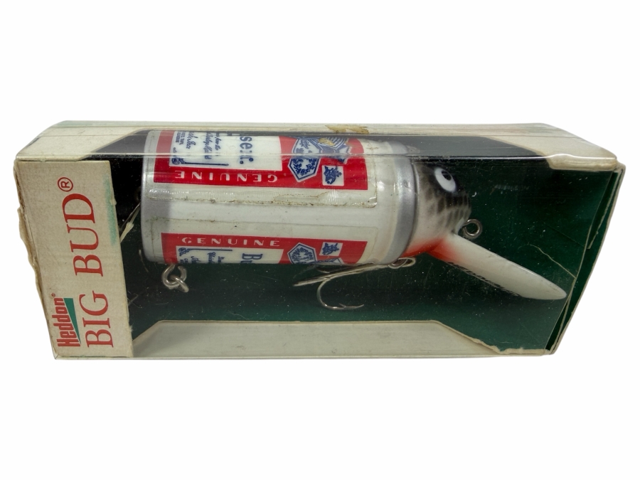 Just Added - Vintage New Old Stock Heddon Big Bud Fishing Lure With Original Box