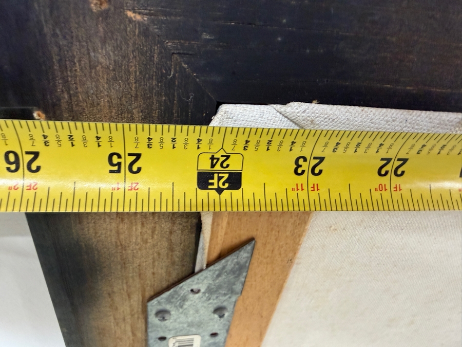 Just Added - Gerrit Greve (1948-2024, Cardiff by the Sea, CA) Original Acrylic Painting On Canvas Titled 'Adrift #2' Signed Lower Right and Verso Dated 1993 Measures 24' X 36' With Handmade Matching Frame 28.5' X 40.5' Estimate $1,300 - $1,600 [Photo 13]