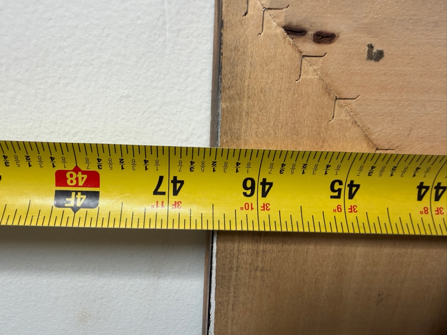 Just Added - Gerrit Greve (1948-2024, Cardiff by the Sea, CA) Original Acrylic Painting On Canvas Titled “Elegy #3: Inner Light” Matching Frame with Carbon Transfers Signed Lower Left And Verso Dated 1998 40” X 48” Framed: 46.5” x 54.5” Retails $6,000 [Photo 15]