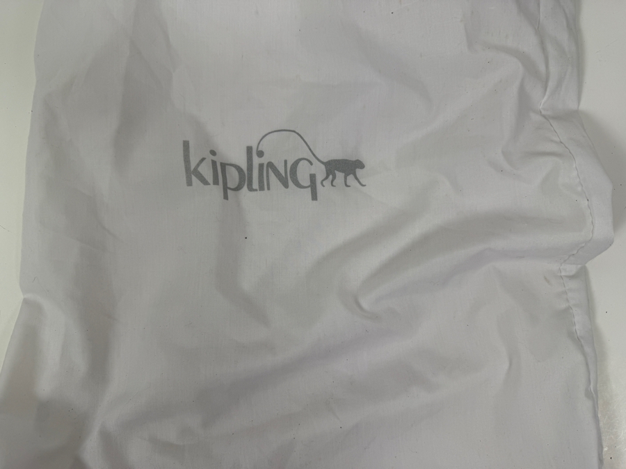 Black Leather Kipling Handbag 13'W x 9'H [Photo 5]