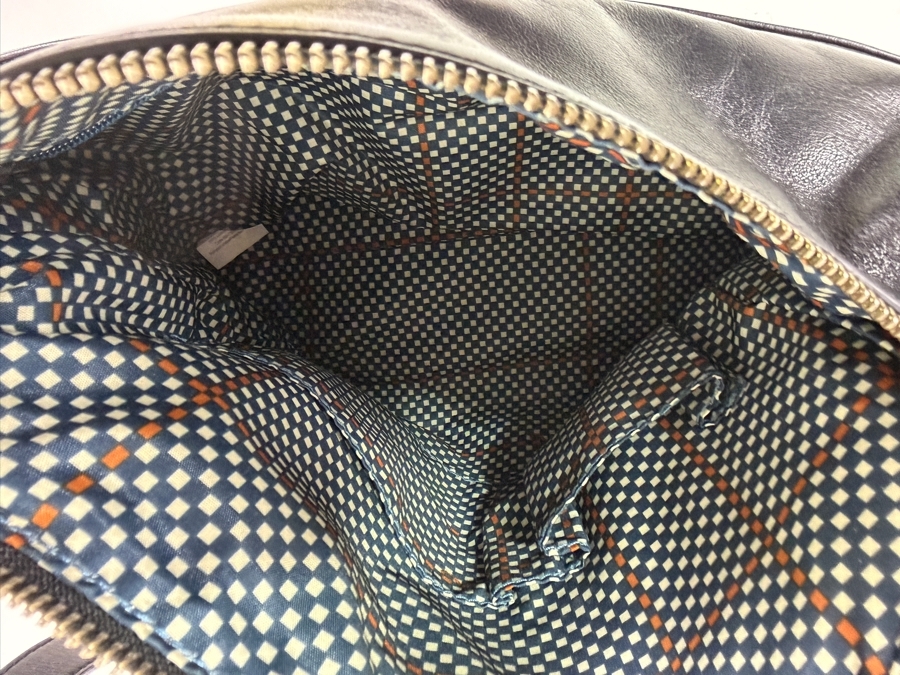 Black Leather Kipling Handbag 13'W x 9'H [Photo 4]