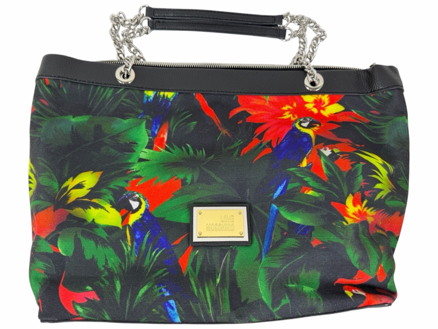 Love Moschino Jungle Print Shopper Tote Bag