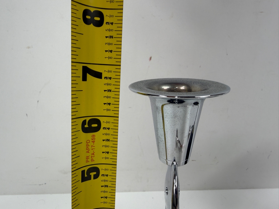 Pair Of Vintage Alessi Anna Black Candleholders And (2) Spoons (Model AM19CU) Both Designed By Alessandro Mendini in 1999 6.5'H [Photo 7]