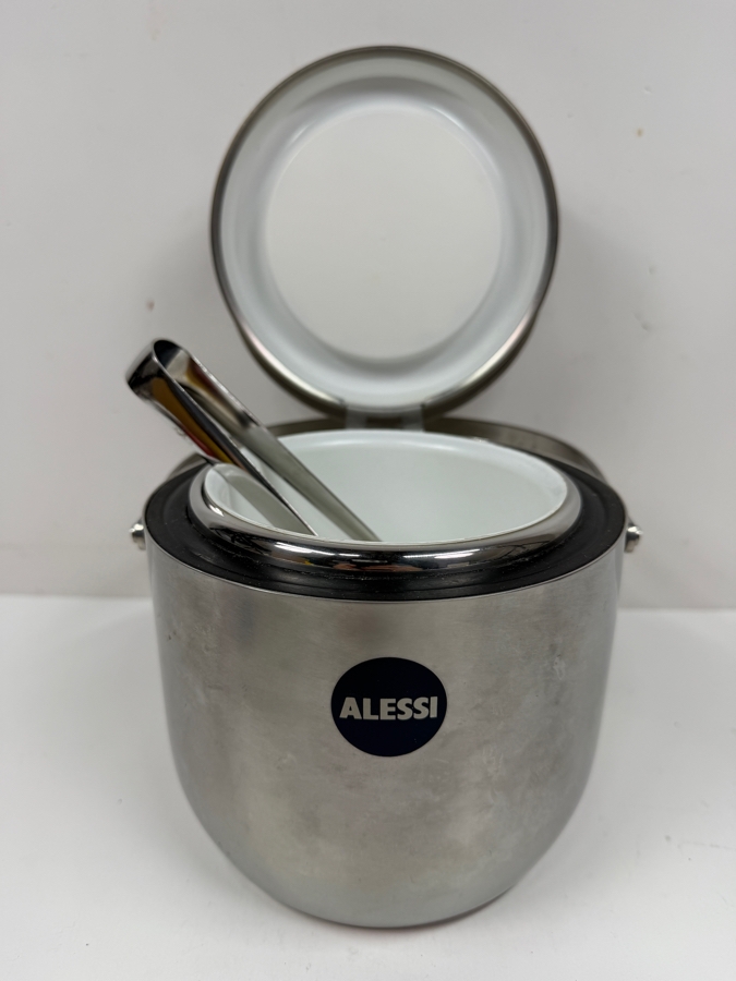 Alessi Stainless Steel Ice Bucket Designed By Luigi Massoni And Carlo Mazzeri
 [Photo 3]