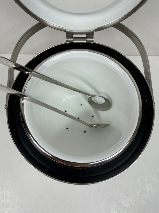 Alessi Stainless Steel Ice Bucket Designed By Luigi Massoni And Carlo Mazzeri
 [Photo 4]