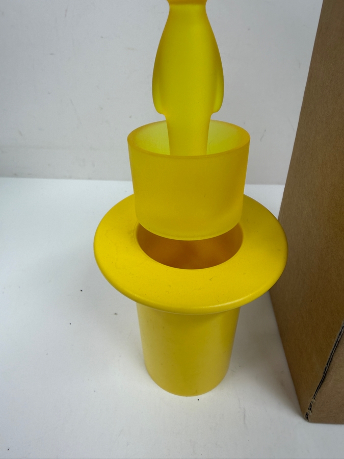 (2) Vintage Alessi Magic Bunny Toothpick Holders, Designed By Stefano Giovannoni In 1998, One Blue (New In Box) And One Yellow 
 [Photo 6]