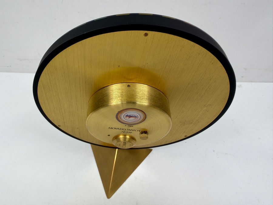 Limited Edition 74/250 Movado Love Star Desk Clock Designed By Kinetic Artist Yaacov Agam In 1989 8'H [Photo 9]