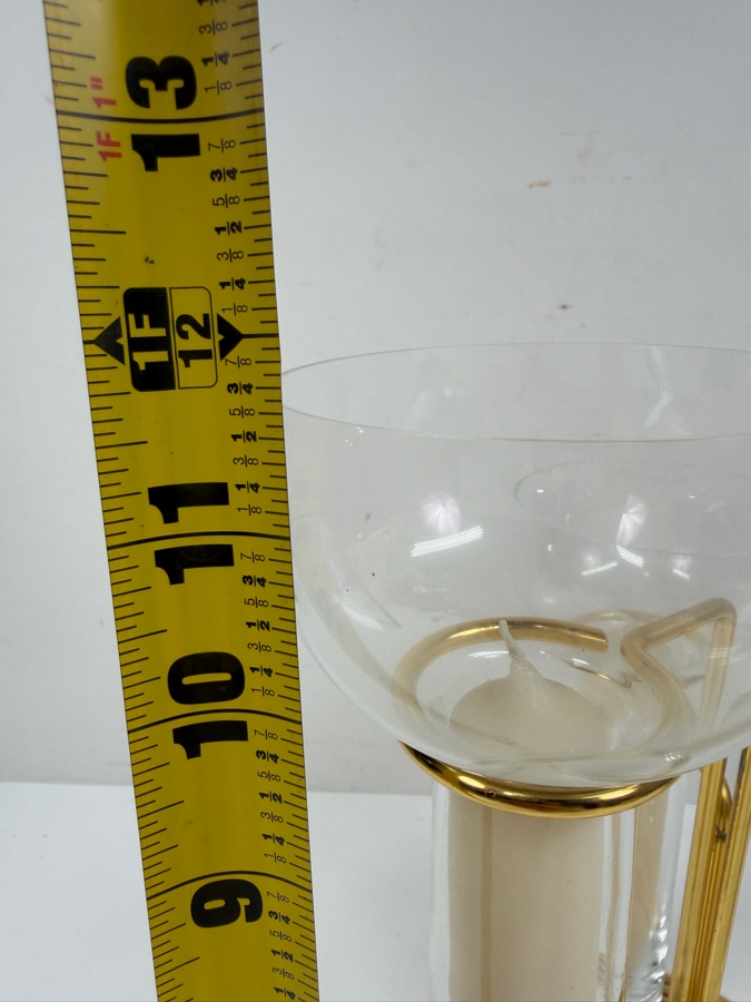 Vintage 1980s Rosenthal Aqualux Candlestick Designed By Johannes Dinnebier For The Rosenthal Studio-Line 12'H [Photo 5]