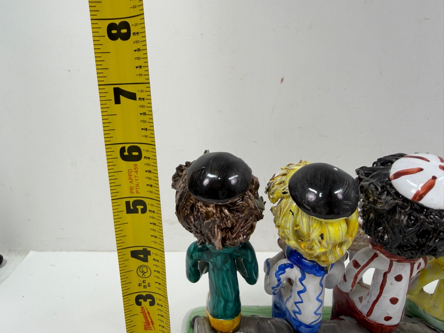 Original Signed Menorah Ceramic Sculpture By Dino Bencini With COA Made In Italy 14'W x 6'H [Photo 14]