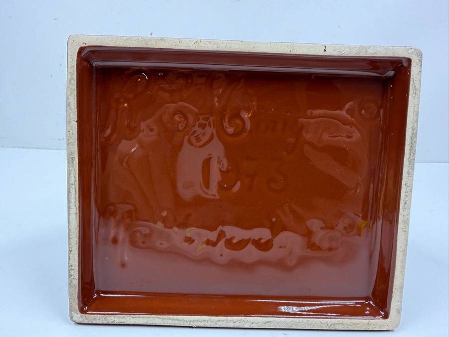 Italian Ceramic Art Sculpture Bourbon Whiskey Trophy Celebrating Skiing Excellence And A Toast To Kentucky's Famous Firsts 12'H [Photo 5]