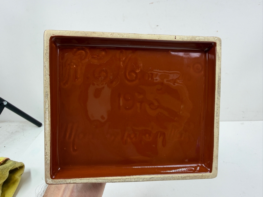 Italian Ceramic Art Sculpture Bourbon Whiskey Trophy Celebrating Skiing Excellence And A Toast To Kentucky's Famous Firsts 12'H [Photo 10]