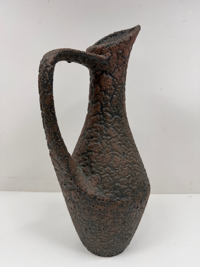 Signed Handmade Ceramic Vessel 13'H [Photo 3]