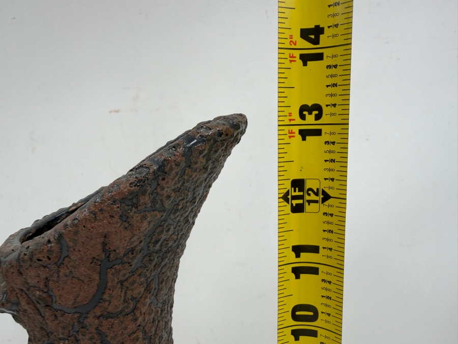 Signed Handmade Ceramic Vessel 13'H [Photo 7]