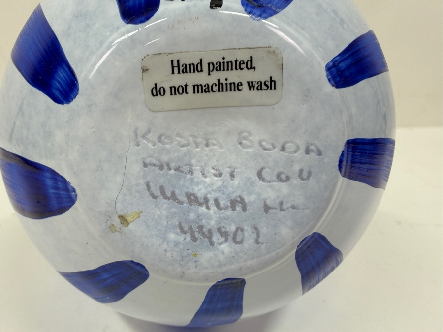 Vintage Kosta Boda Ribbon Vase Designed By Ulrica Hydman-Vallien 7.5'H
 [Photo 5]