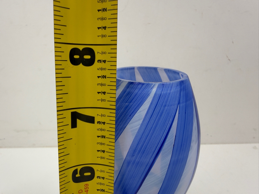 Vintage Kosta Boda Ribbon Vase Designed By Ulrica Hydman-Vallien 7.5'H
 [Photo 6]