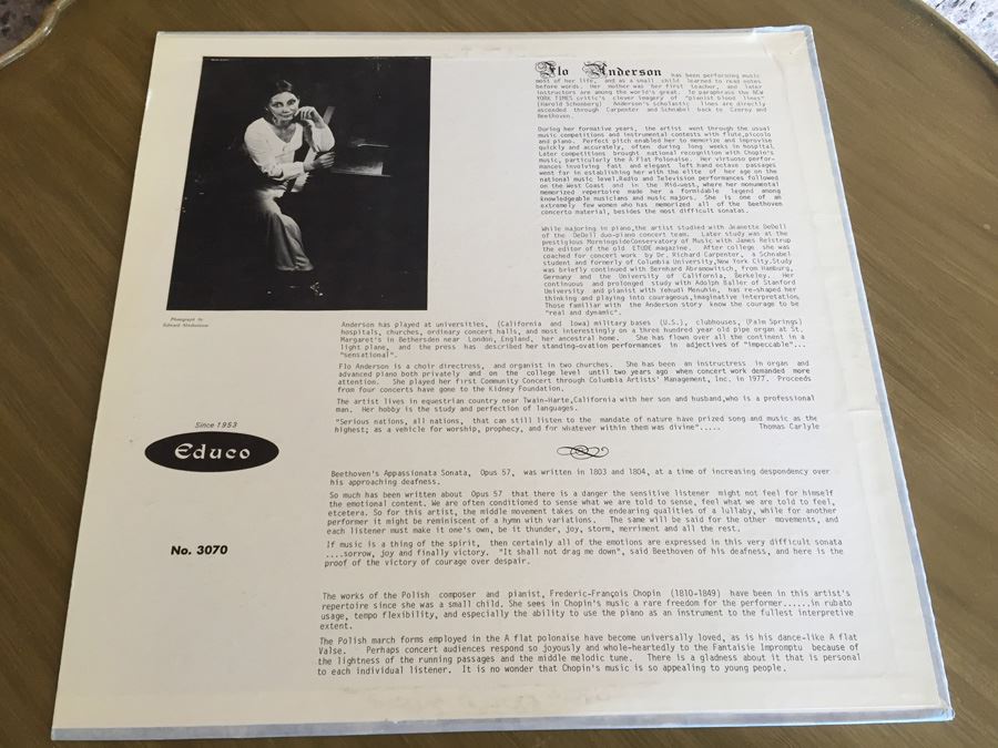 Flo Anderson - Beethoven & Chopin - Educo - 3070 [Photo 2]
