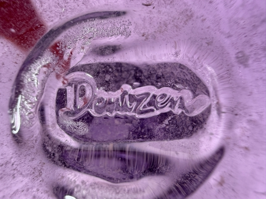 Robert Wynne Of Denizen Glass Design Studio Purple Art Glass Vase 10'H [Photo 7]