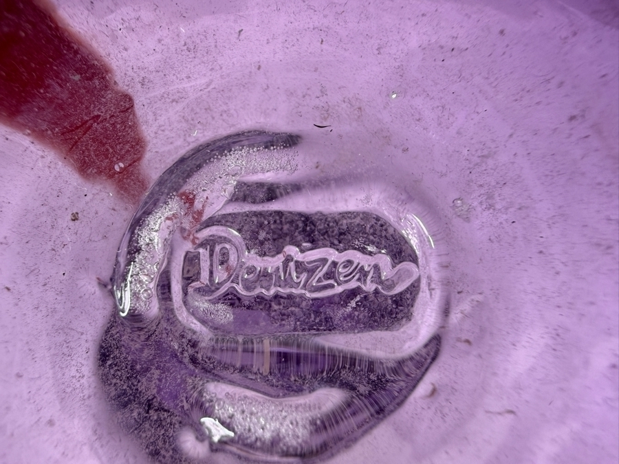 Robert Wynne Of Denizen Glass Design Studio Purple Art Glass Vase 10'H [Photo 6]