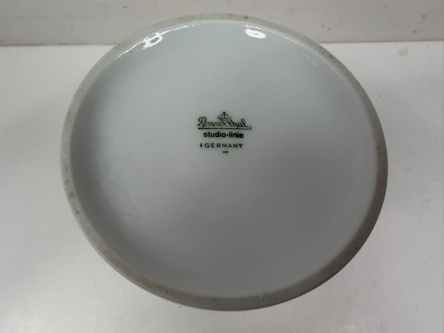 Vintage Rosenthal Studio Line Irish Spring Pattern Porcelain Vase Designed By Rosemonde Nairac In The 1970s 7.5'H
 [Photo 4]