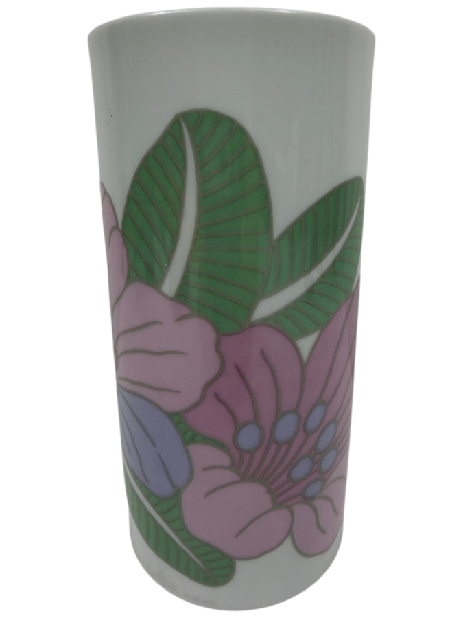 Vintage Rosenthal Studio Line Irish Spring Pattern Porcelain Vase Designed By Rosemonde Nairac In The 1970s 7.5'H
