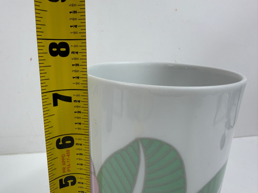 Vintage Rosenthal Studio Line Irish Spring Pattern Porcelain Vase Designed By Rosemonde Nairac In The 1970s 7.5'H
 [Photo 6]