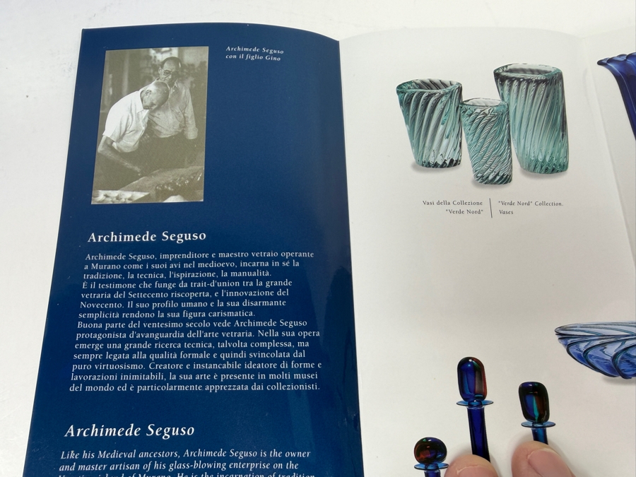 Large Murano Carnevale Art Glass Vase by Vetreria Archimede Seguso Italy 1980s 6.75'W X 11.25'H Purchased For $1,266 [Photo 13]