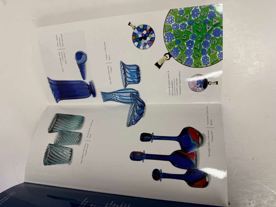 Large Murano Carnevale Art Glass Vase by Vetreria Archimede Seguso Italy 1980s 6.75'W X 11.25'H Purchased For $1,266 [Photo 14]