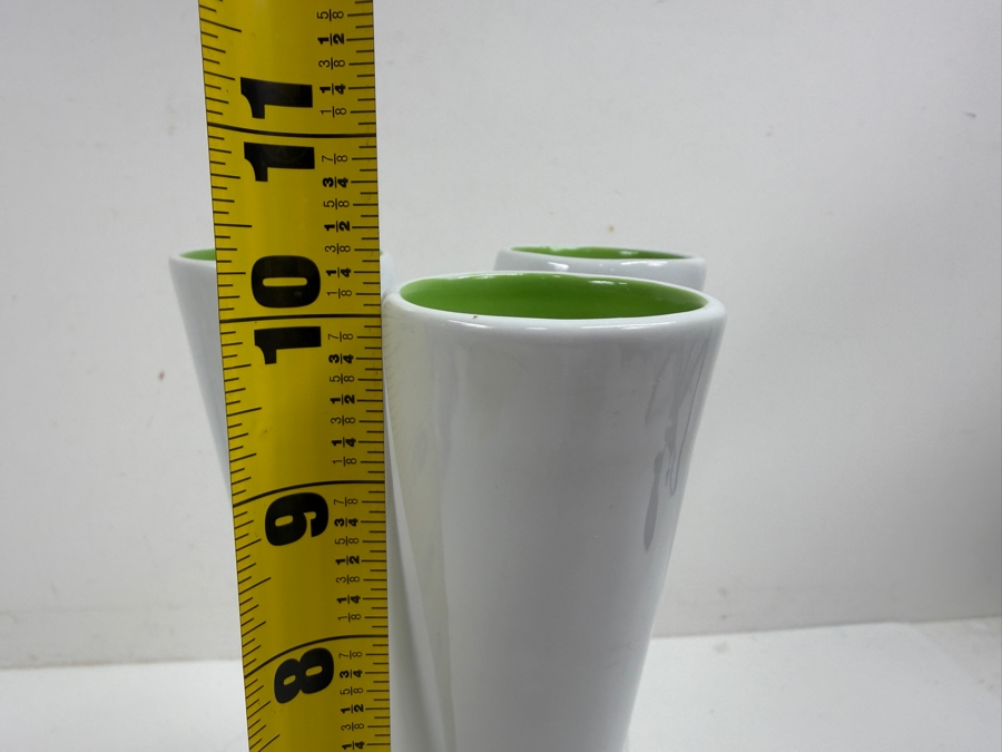 White Porcelain Sagaform Multifunctional Vase/Candleholder Designed By Jon Eliasson 10'H
 [Photo 7]