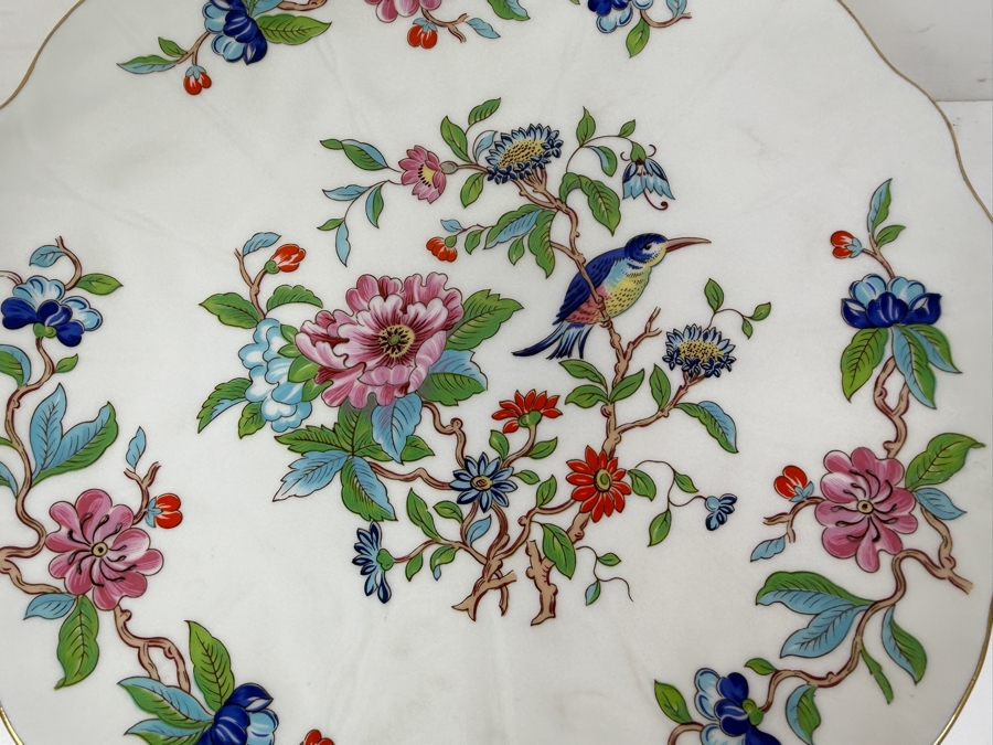 Aynsley Pembroke Fine English Bone China Cake Stand And Server 10'W x 4.5'H [Photo 4]