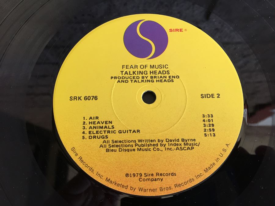 Talking Heads ‎- Fear Of Music - Sire ‎- SRK 6076 [Photo 6]