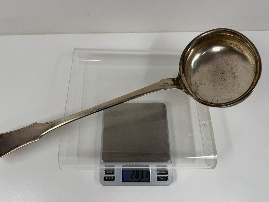 Hallmarked Russian Silver 84 (87.5% Silver) Ladle 15.25'L 283.1g Silver Melt Value $713 [Photo 11]