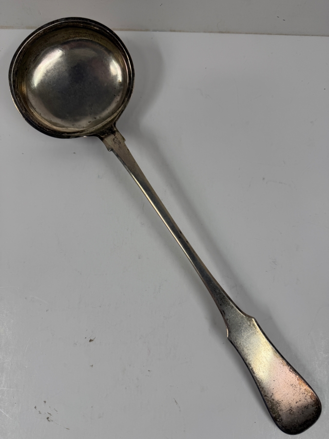 Hallmarked Russian Silver 84 (87.5% Silver) Ladle 15.25'L 283.1g Silver Melt Value $713 [Photo 2]