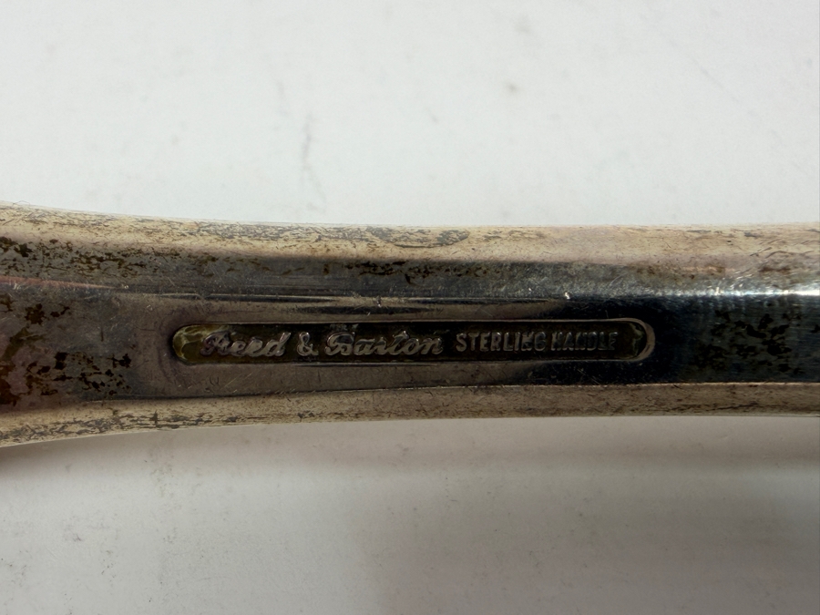 Vintage Reed & Barton Sterling Silver Monogrammed Gillette Shaving Razor 48.5g [Photo 3]