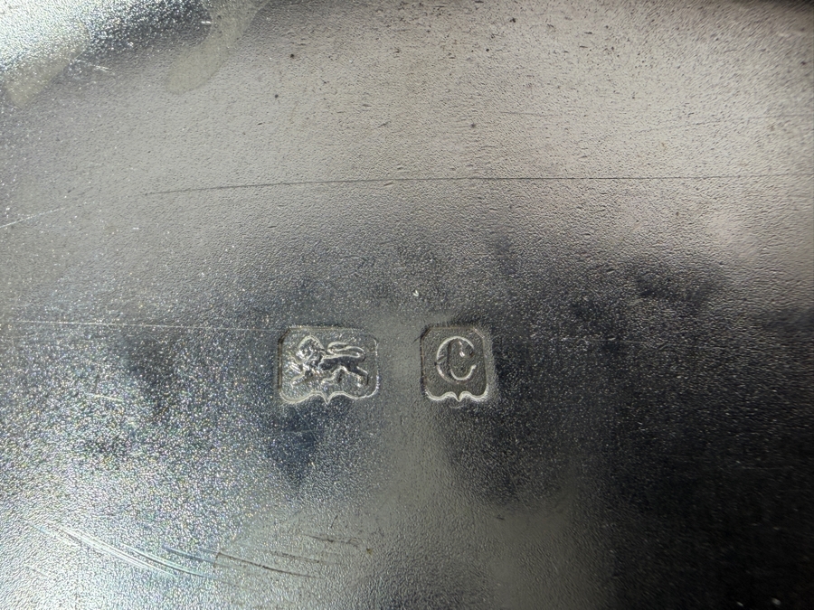 Antique Sterling Silver Monogrammed ANH Cigarette Or Card Case - Hinge Needs Repair 92.6g [Photo 6]