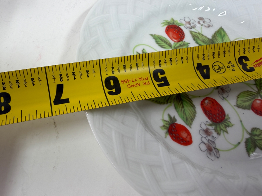 Lot Of (3) Vintage French Limoges Porcelain Items Including Footed Bowl, Plate and Coffee Pot - See Photos for Details [Photo 10]